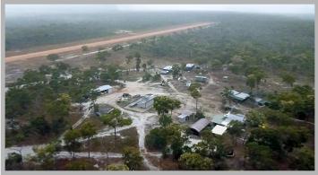 Chuulangun community from the air